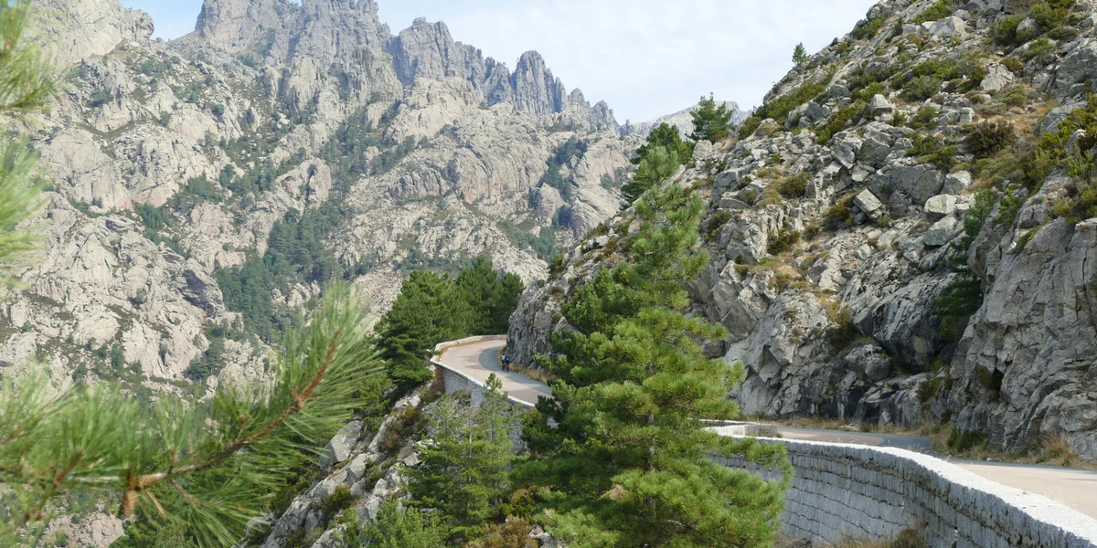 Route col de Bavella moto